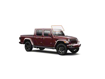 MotoShield Pro Front Windshield Tint; 70% (20-25 Jeep Gladiator JT w/ Hard Top)