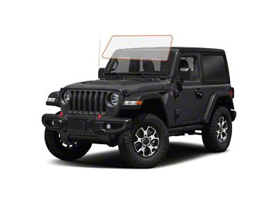 MotoShield Pro Front Windshield Tint; 50% (18-25 Jeep Wrangler JL 2-Door w/ Hard Top)