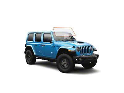MotoShield Pro Front Windshield Tint; 70% (18-25 Jeep Wrangler JL 4-Door w/ Hard Top)