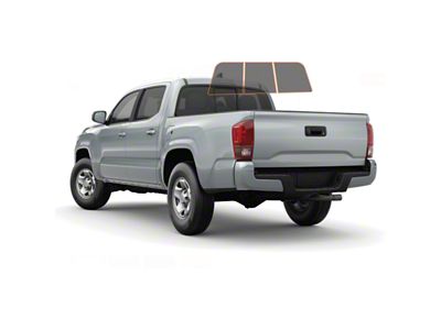 MotoShield Pro 3-Piece Rear Windshield Tint; 15% (05-15 Tacoma Double Cab)