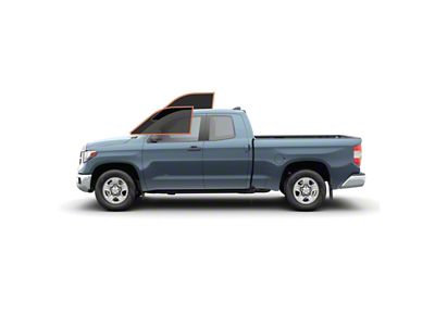 MotoShield Pro Front Driver/Passenger Window Tint; 25% (07-21 Tundra Double Cab)