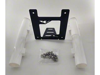 license plate fishing rod holder Spearfishing Rod Security Double straps maintain firm yet gentle pressure on your rods cushioned by the foam pads preventing side movement DRC : Fishing Rod Holder