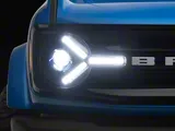 MP Concepts The Force Awakens LED Headlights; Black Housing; Clear Lens (21-26 Bronco)