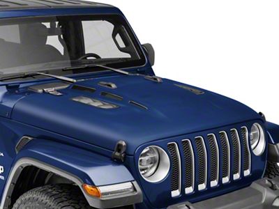 MP Concepts Thanos Hood; Unpainted (18-25 Jeep Wrangler JL)