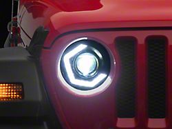 MP Concepts Thanos LED Headlights; Black Housing; Clear Lens (18-25 Jeep Wrangler JL)