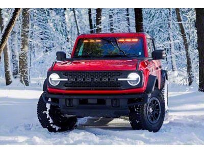 mpower Split Two-Piece Interior Amber/White LED Light Bars (21-25 Bronco)
