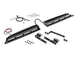 mpower Split Two-Piece Interior Amber/White LED Light Bars (20-25 Jeep Gladiator JT w/ Adaptive Cruise Control)