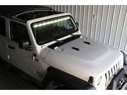 mpower One-Piece Interior Amber/White LED Light Bar (18-25 Jeep Wrangler JL w/o Adaptive Cruise Control)