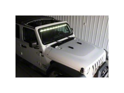 mpower One-Piece Interior Amber/White LED Light Bar (18-25 Jeep Wrangler JL w/o Adaptive Cruise Control)