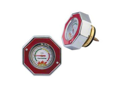 Mr. Gasket Thermocap Radiator Cap; 16 PSI; Red (1993 Jeep Grand Cherokee ZJ)