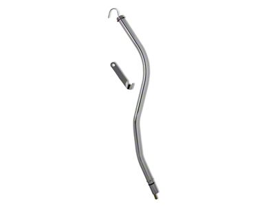 Mr. Gasket Transmission Dipstick and Tube; Chrome (76-79 Jeep CJ7 w/ THM400 Transmission)