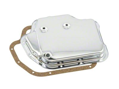 Mr. Gasket Transmission Oil Pan; Chrome (76-79 Jeep CJ7)