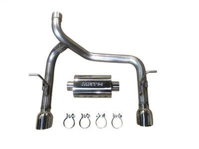 MRT Extreme Axle-Back Exhaust with Polished Tips (18-25 3.6L Jeep Wrangler JL 4-Door)