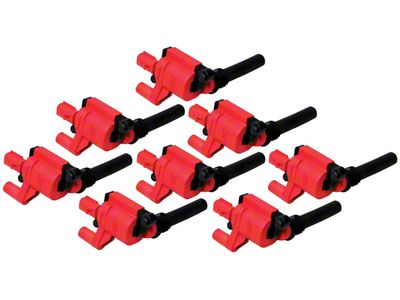 MSD Blaster Coil Packs; Red (2005 5.7L HEMI Jeep Grand Cherokee WK)