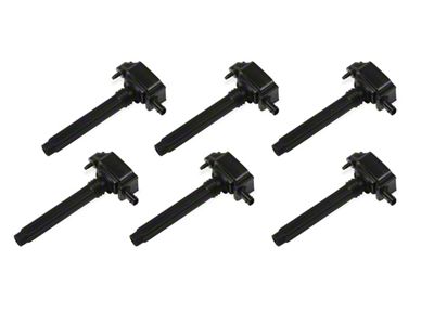 MSD Blaster Series Ignition Coils; Black (11-21 3.6L Jeep Grand Cherokee WK2)