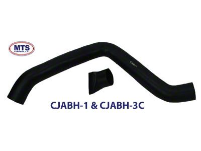 MTS Company Fresh Air Intake Box Drain Hose; 2-Piece (76-77 Jeep CJ7)