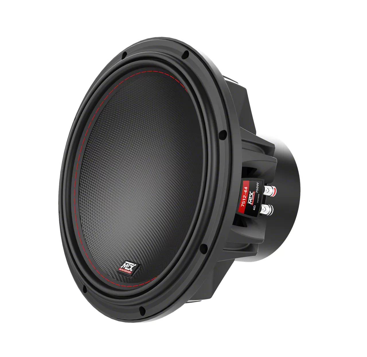MTX Audio Universal XT Thunder 7500 12-Inch Dual Subwoofer; 4-OHM