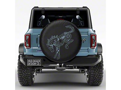 For RAV4 Car Spare Tire Tyre Cover Back Wheel Case Bag Pouch Protector