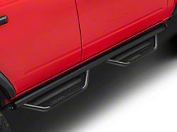N-Fab Cab Length Podium Nerf Side Step Bars; Textured Black (21-25 Bronco 4-Door)