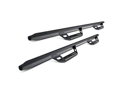 N-Fab Predator Pro Nerf Side Step Bars; Textured Black (21-25 Bronco 2-Door)