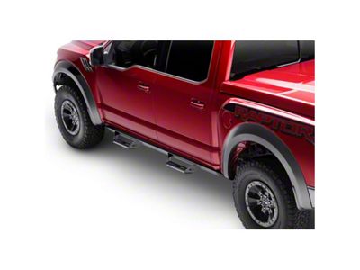 N-Fab Predator Pro Nerf Side Step Bars; Textured Black (21-25 Bronco 4-Door)