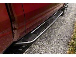 N-Fab Roan Cab Length Side Step Bars; Textured Black (21-25 Bronco 4-Door)