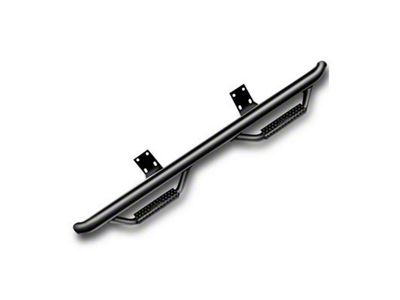 N-Fab Wheel 2 Wheel Nerf Side Step Bars; Textured Black (21-25 Bronco 2-Door)