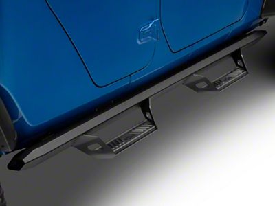 N-Fab Predator Pro Nerf Side Step Bars; Textured Black (20-25 Jeep Gladiator JT)