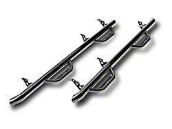 N-Fab Wheel 2 Wheel Nerf Side Step Bars; Gloss Black (20-25 Jeep Gladiator JT)