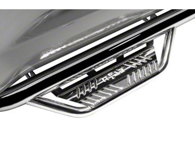 N-Fab Wheel 2 Wheel Podium Nerf Side Step Bars; Polished Stainless (20-25 Jeep Gladiator JT)