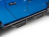 N-Fab Wheel 2 Wheel Podium Nerf Side Step Bars; Textured Black (20-25 Jeep Gladiator JT)
