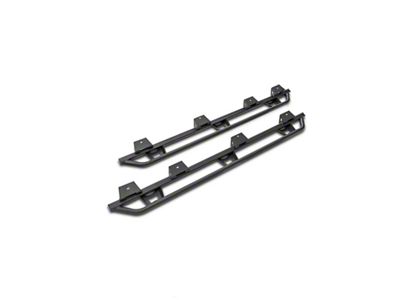 N-Fab Cab Length Trail Sliders; Textured Black (18-25 Jeep Wrangler JL 4-Door)