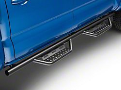 N-Fab Cab Length RS Nerf Side Step Bars; Textured Black (05-23 Tacoma Double Cab w/ 5-Foot Bed)