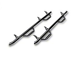 N-Fab Wheel 2 Wheel Nerf Side Step Bars; Gloss Black (01-04 Tacoma Double Cab w/ 5-Foot Bed)