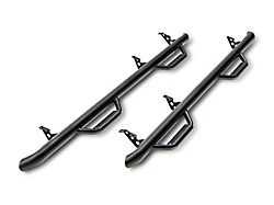 N-Fab Wheel 2 Wheel Nerf Side Step Bars; Textured Black (01-04 Tacoma Double Cab w/ 5-Foot Bed)