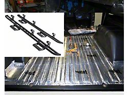 N-Fab Cab Length RKR Side Step Bars; Textured Black (17-24 Titan Crew Cab)