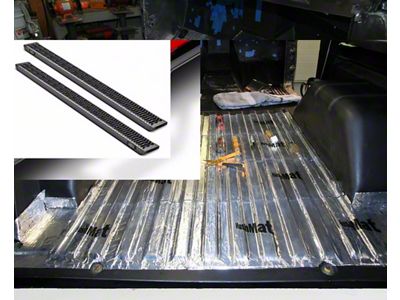 N-Fab Cab Length Growler Running Boards; Textured Black (16-24 Titan XD Crew Cab)