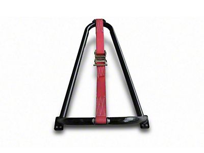 N-Fab Rapid Strap Truck Bed Tire Carrier Gloss Red Solid Welded Construction Rudchfzrukryxltd