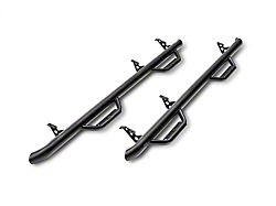 N-Fab Cab Length Nerf Side Step Bars; Textured Black (04-06 Tundra Double Cab)