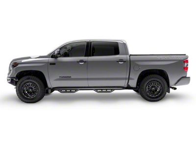 N-Fab Cab Length Podium Nerf Side Step Bars; Textured Black (07-21 Tundra Double Cab)