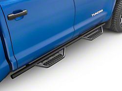 N-Fab Cab Length RS Nerf Side Step Bars; Textured Black (07-21 Tundra CrewMax w/ 5-1/2-Foot Bed)