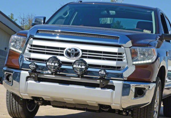 N-Fab Tundra Front Light Mount Bar with Multi-Mount; Gloss
