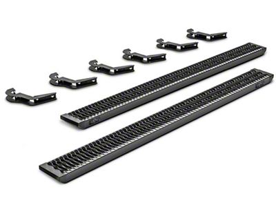 N-Fab Growler Fleet Sure Grip Running Boards; Textured Black (07-21 Tundra Double Cab)
