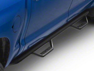 N-Fab Wheel 2 Wheel Nerf Side Step Bars; Gloss Black (07-21 Tundra CrewMax)