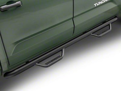 N-Fab Wheel 2 Wheel Nerf Side Step Bars; Textured Black (22-25 Tundra CrewMax)