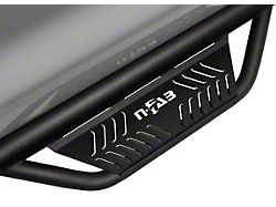 N-Fab Wheel 2 Wheel Podium Nerf Side Step Bars; Textured Black (07-21 Tundra Double Cab w/ 6-1/2-Foot Bed)