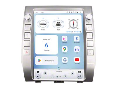 Navos by Linkswell Gen VI 12.10-Inch T-Style Radio (14-21 Tundra)