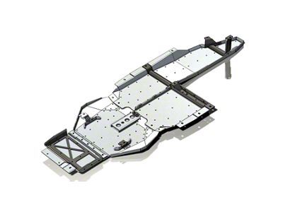 Next Venture Motorsports Belly Skid Plates; UHMW Coated (21-25 Bronco 4-Door w/ Transmission Crossmember Bracing)