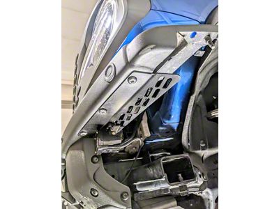 Next Venture Motorsports Bumper Light Mount Brackets; Bare Metal (21-25 Bronco w/ Modular Front Bumper)