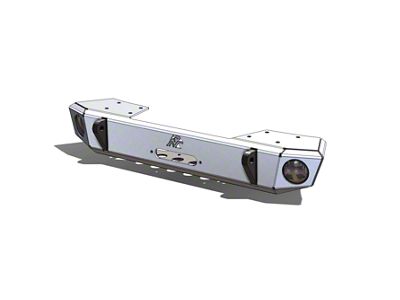Next Venture Motorsports Adventure Series Front Bumper; Bare Aluminum (20-25 Jeep Gladiator JT)